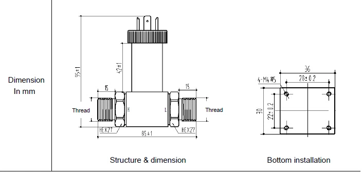 OEM 0.5%Fs High Accuracy 4-20mA Piezoresistive Silicon Differential Pressure Transmitter with CE